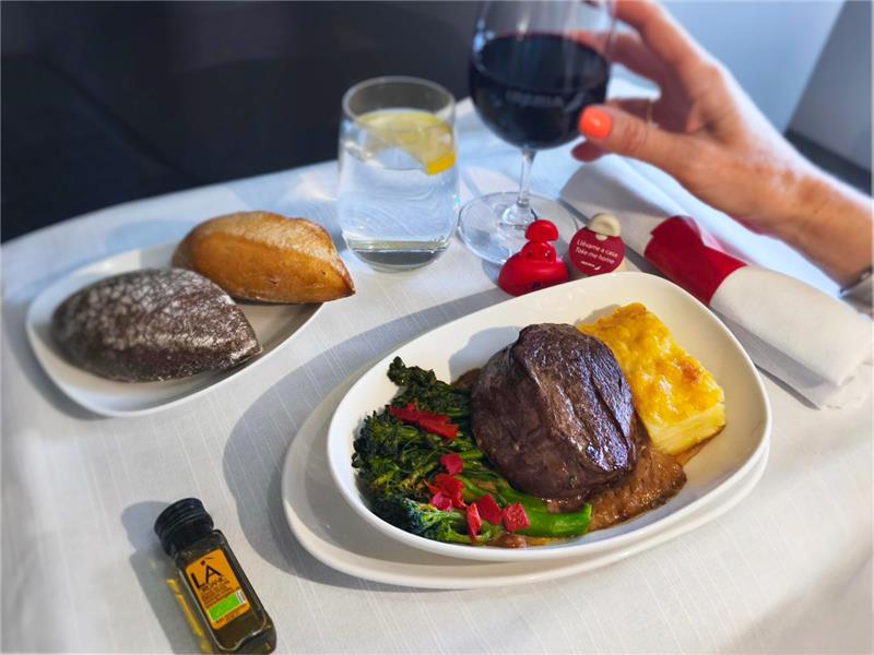 Menú Business de Iberia